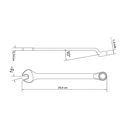 Chave De Aperto Combinada 20mm - Tramontina
