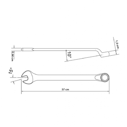 Chave De Aperto Combinada 28mm - Tramontina