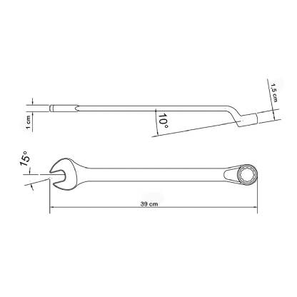 Chave De Aperto Combinada 30mm - Tramontina