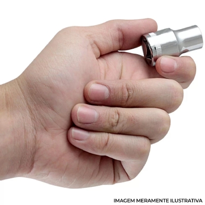 Soquete Estriado 1/2 Polegadas 12mm - Tramontina