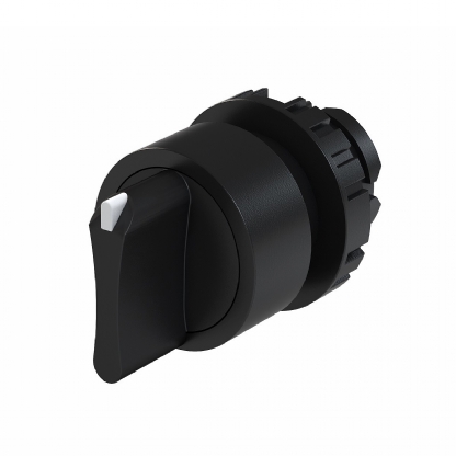 Comutador 3 Posições Com Retorno 45G Knob Curto Preto 22mm Ip66 Sem Flange CK3R45WH - WEG
