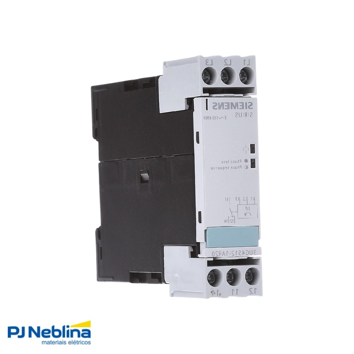 Rele Supervisão Trifásico Monitor Falta Seq Fase 160-690V 1Rev (Spdt) Conexão Eletr Parafuso - Siemens