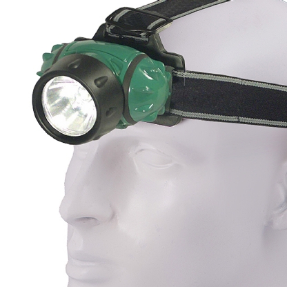 Lanterna Led Cabeça Com Tira Ajustável 50M - Carbografite