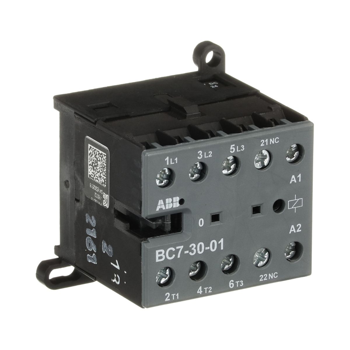 Contator Mini Potencia Tripolar 12A 24Vcc 1Nf - Abb