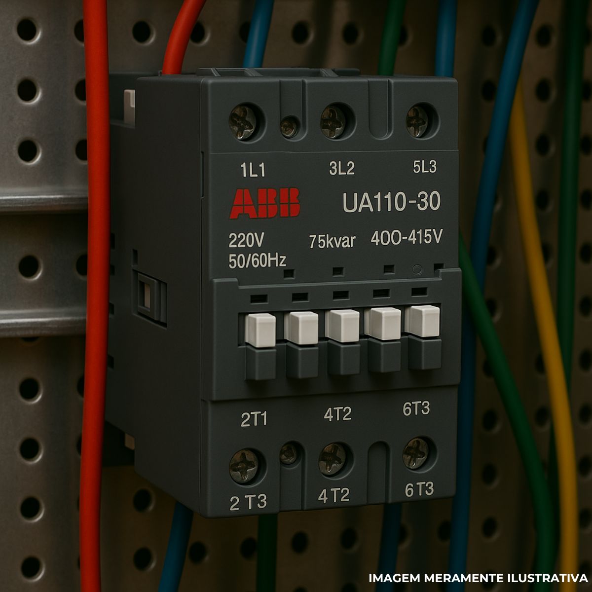 Contator Manobra Capacitor Tripolar 220v 50/60hz 75kvar/400-