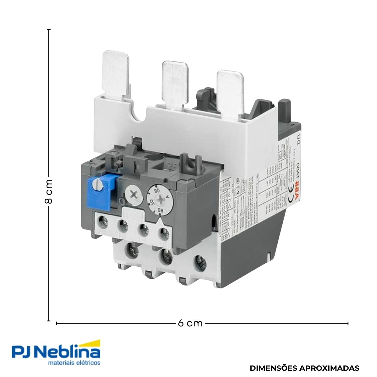 Relé Sobrecarga Térmico 60-80A Classe 10A - Abb