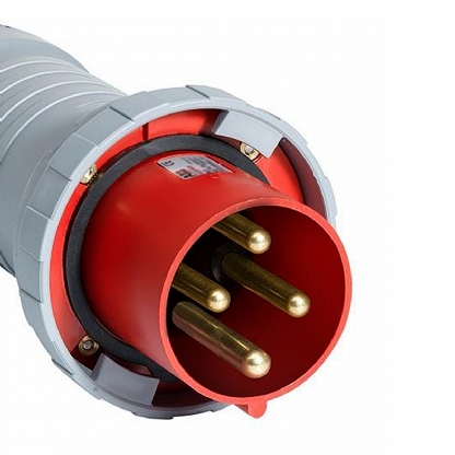 Plug 63A 380/415V 3P+T Vermelho Ip67 6H 2CMA166786R1000 - ABB