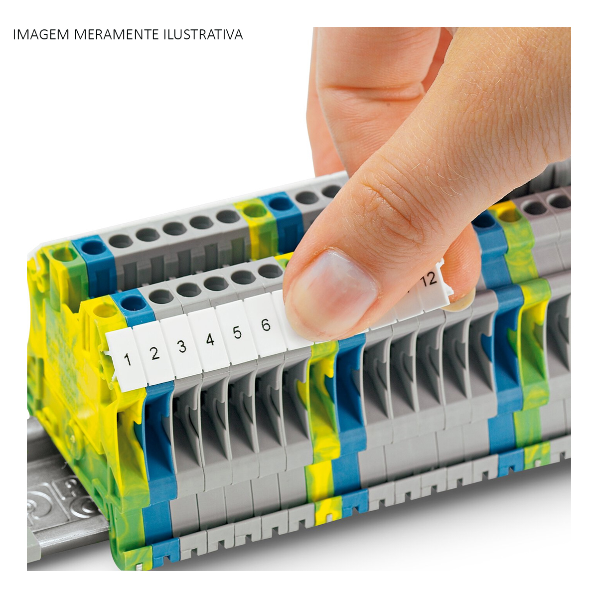 Identificador Plástico Uct-Tm 8 Branco - Phoenix