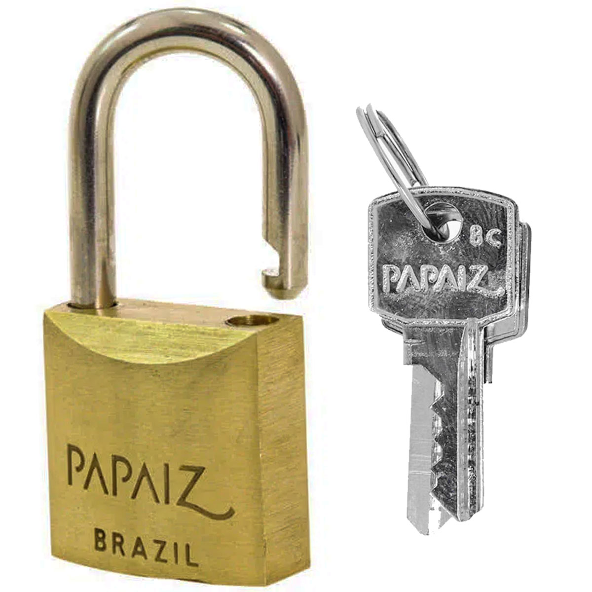 Cadeado Papaiz Latão 25mm - Papaiz