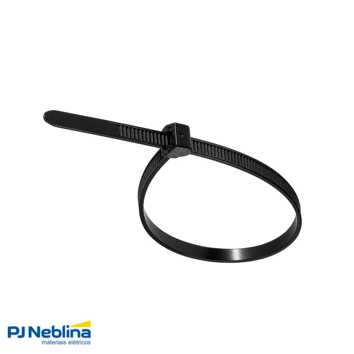 Braçadeira Flexível Poliamida Uv 400X4,8Mm Pt C/100Un - Frontec