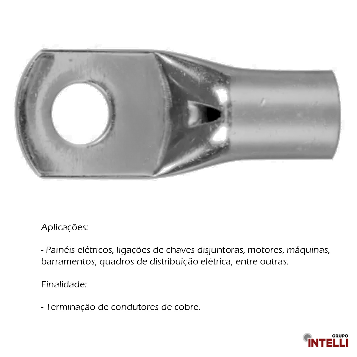 Terminal Compressão 16Mm 1 Compressão 1 Furo F=5,2Mm 3/16 M5 505 Intelli