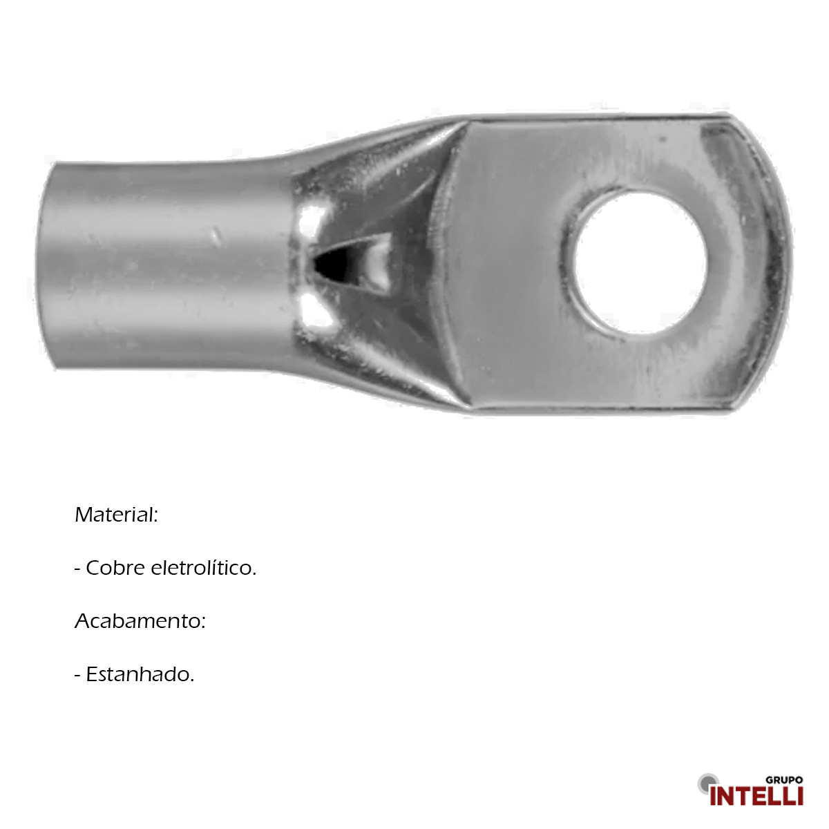 Terminal Compressão 16Mm 1 Compressão 1 Furo F=5,2Mm 3/16 M5 505 Intelli