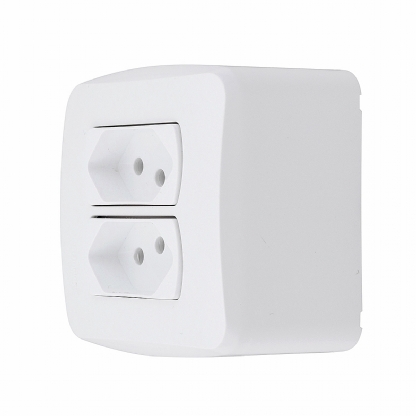 Caixa Sobrepor Com 2 Tomadas 10A Dxmlz - Schneider Electric