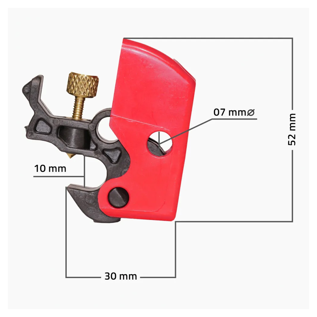 Dispositivo Bloqueio Universal Para Disjuntor Plástico DBUP - Tagout