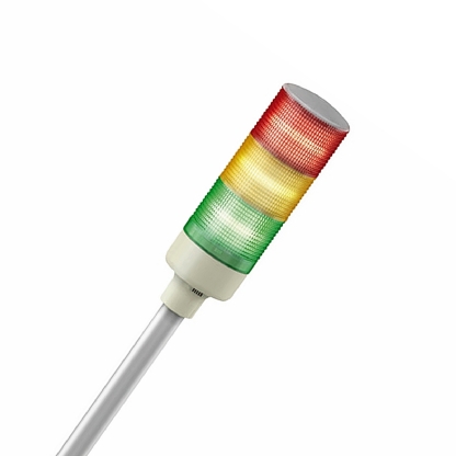 Coluna Luminosa 3 Elementos Led Com Tubo E Base 24Vca/Cc Ip42 XVGB3SH - Schneider Electric