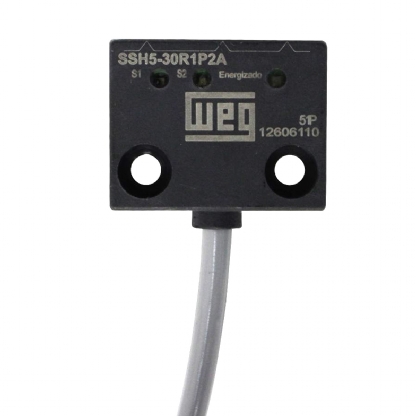 Sensor Magnético Segurança 10-30Vcc 2Na Cabo 2 Metros Sn=5mm SSH5-30R1P2A - WEG