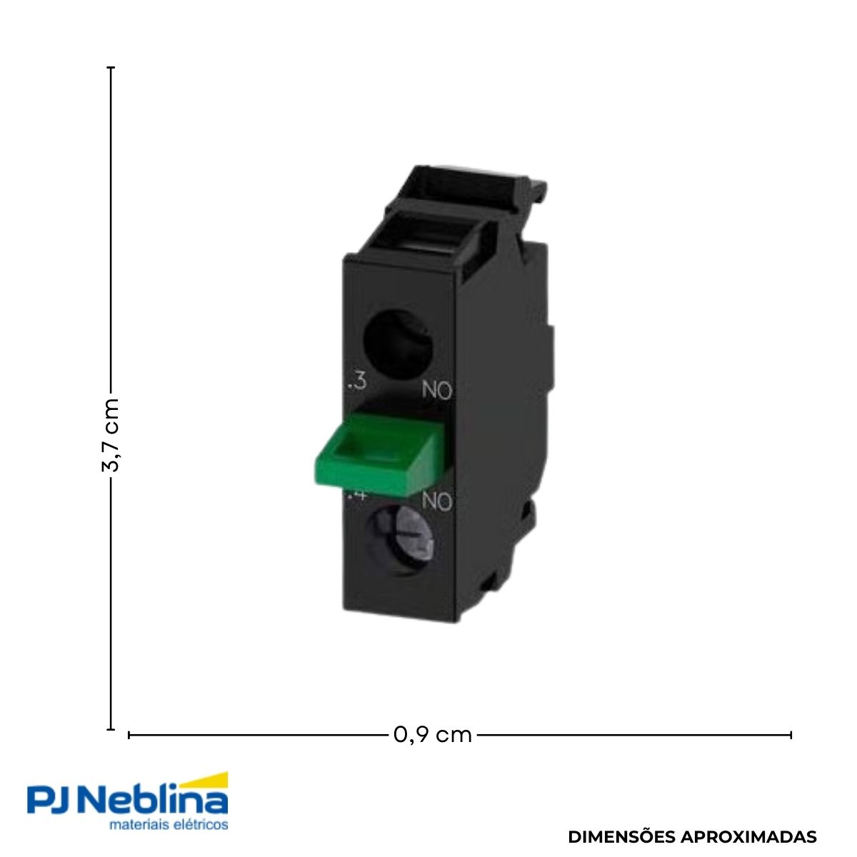 Bloco Contato Auxiliar P/Botoeira Base/Caixa 1Na - Siemens