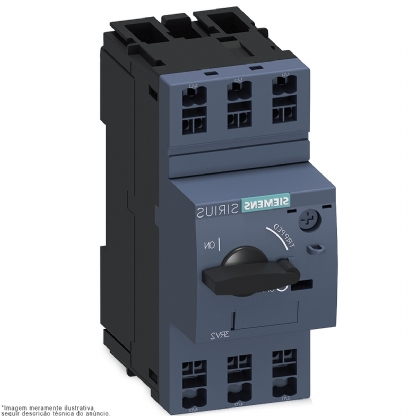 Disjuntor Motor Tripolar 1,4-2A 100Ka 400V 3RV20111BA20 - Siemens