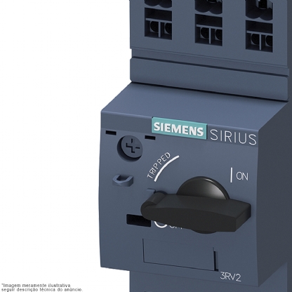 Disjuntor Motor Tripolar 1,4-2A 100Ka 400V 3RV20111BA20 - Siemens