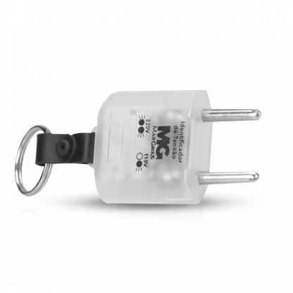 Plug Teste 2P 110/220V Branco Axial - Margirius