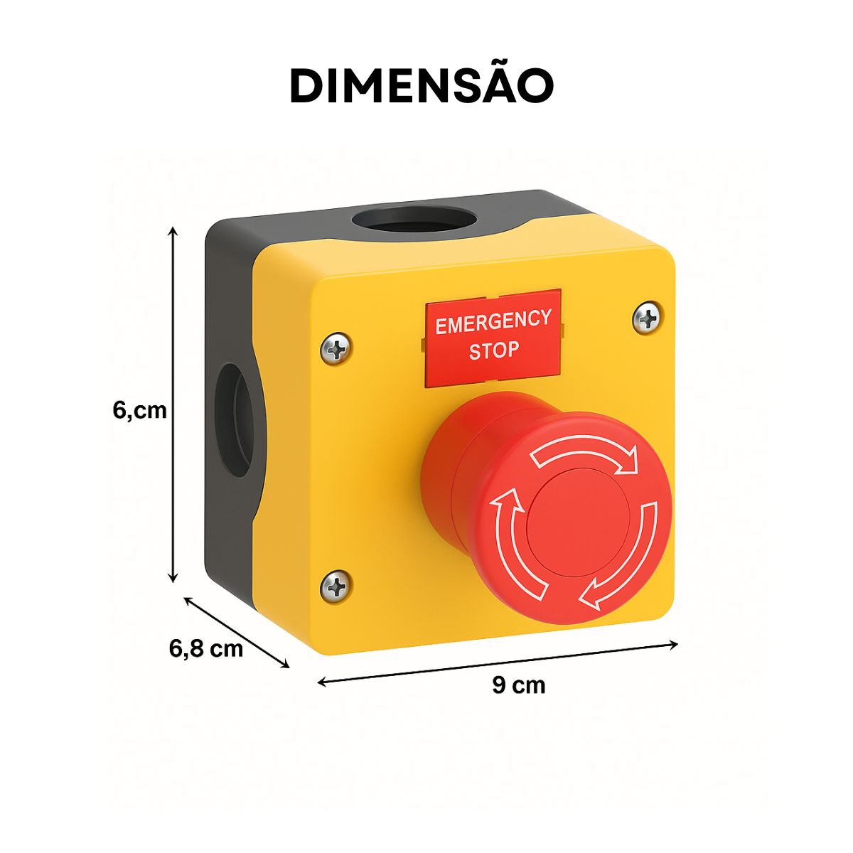 Caixa Emergência Stop Csw 1Na+2Nf - Weg
