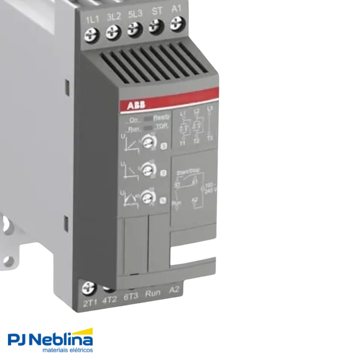Chave Partida Softstarter Trifásico 12A 208-600V 5,5Kw Ip20 - Abb