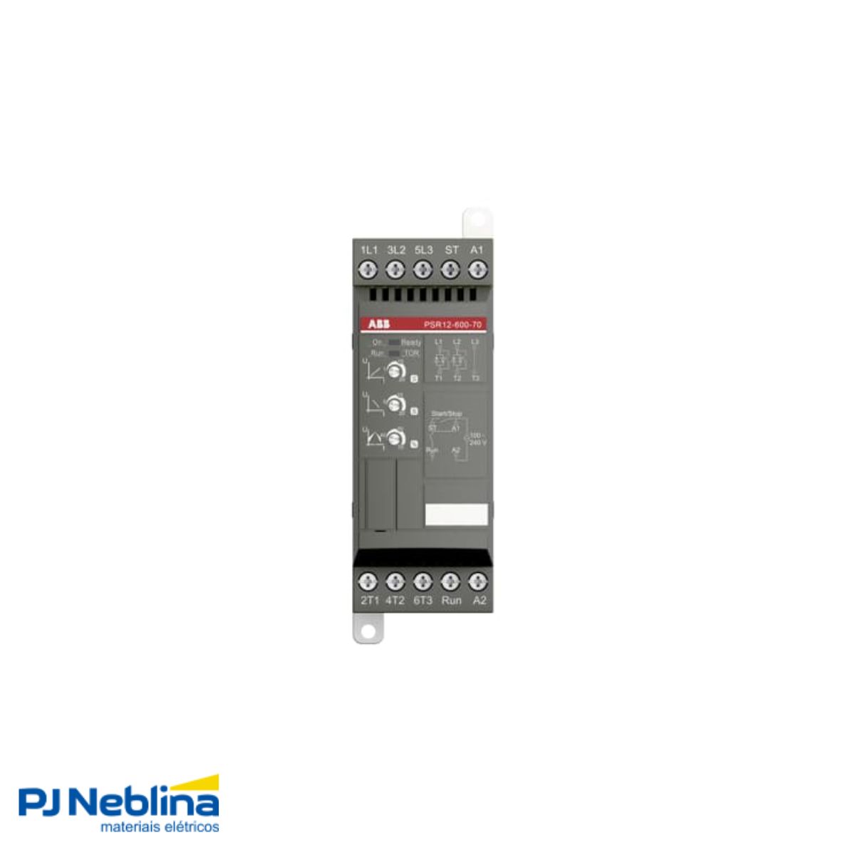 Chave Partida Softstarter Trifásico 12A 208-600V 5,5Kw Ip20 - Abb