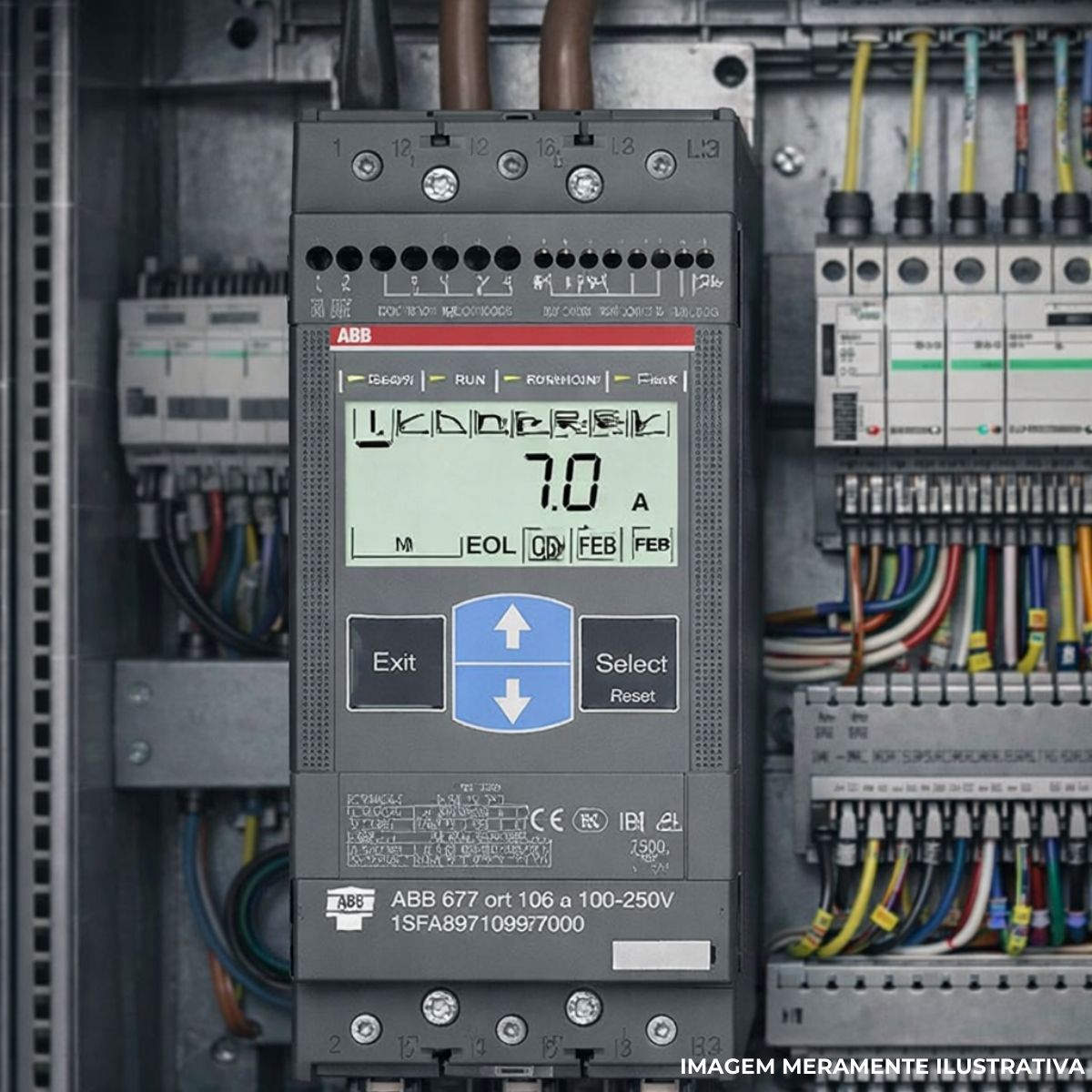 Chave Partida Softstarter Trifásico 12A 208-600V 5,5Kw Ip20 - Abb