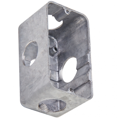 Condulete Alumínio Múltiplo Tipo X 1 Polegada Sem Pintura Sem Tampa Sem Vedação - Wetzel