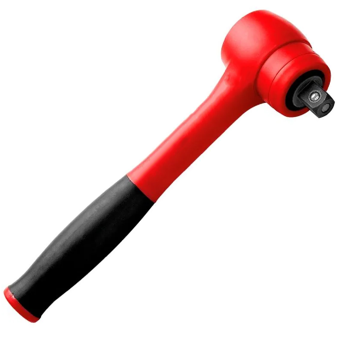 Chave Catraca Para Soquetes Reversível Isolada 1000V Encaixe 1/2 Cabo Curto Preto/Vermelho - Tramontina