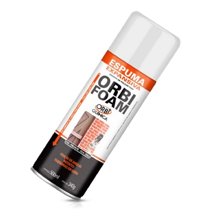 Espuma Expansiva Orbifoam Poliuretano 500Ml/340G - Orbi Quimica