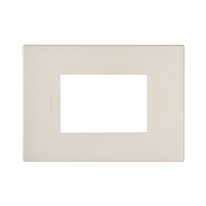 Placa Acabamento 3 Postos Horizontal 4X2 Arteor Pearl Cinza - Pial