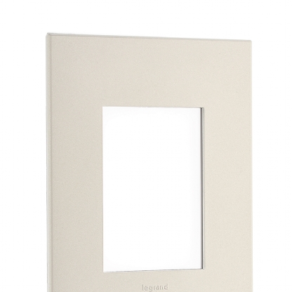 Placa Acabamento 3 Postos Horizontal 4X2 Arteor Pearl Cinza - Pial