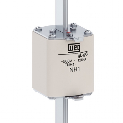 Fusível Nh Retardado T-1 100A 500Vca 120Ka FNH1-100U - WEG