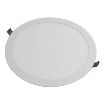 Luminária Painel Led Embutir Redondo Branco 24W Bivolt 3000K Luz Amarela - Ledvance