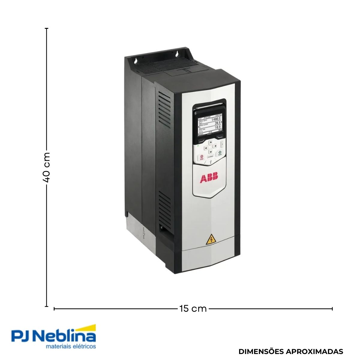 Inversor Frequência Trifásico 380-500V 50/60Hz 4,8A 2,2Kw - Abb