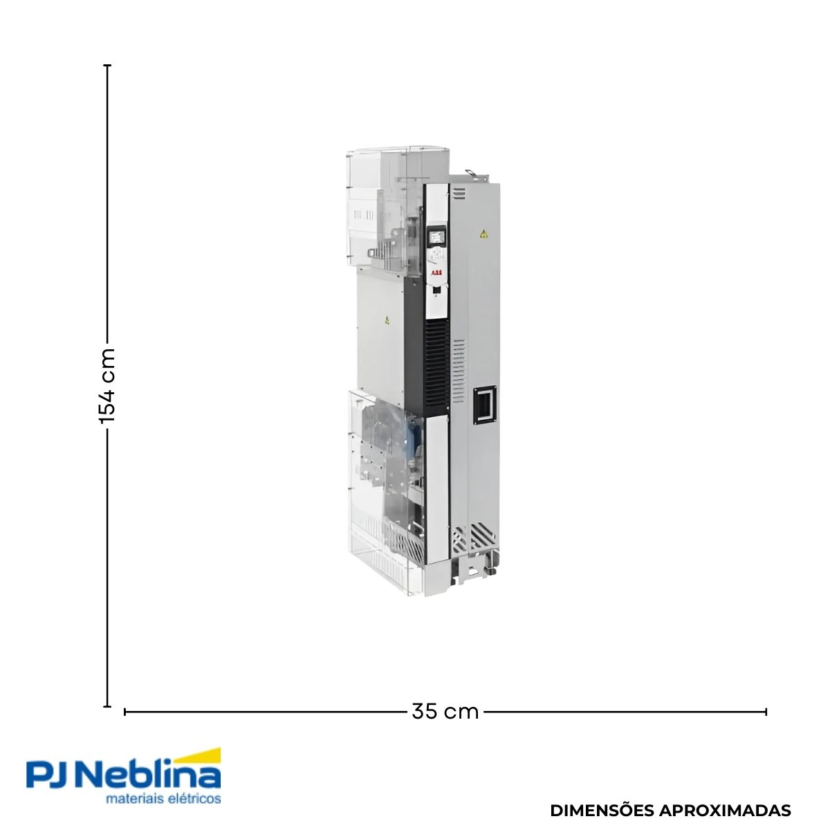 Inversor Frequência Trifásico 380-500V 50/60Hz 330A 200Kw - Abb