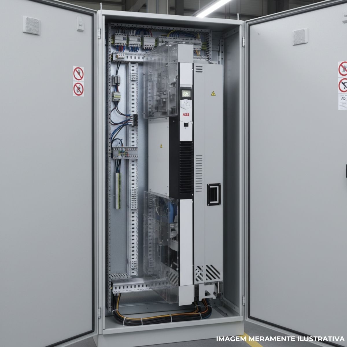 Inversor Frequência Trifásico 380-500V 50/60Hz 330A 200Kw - Abb