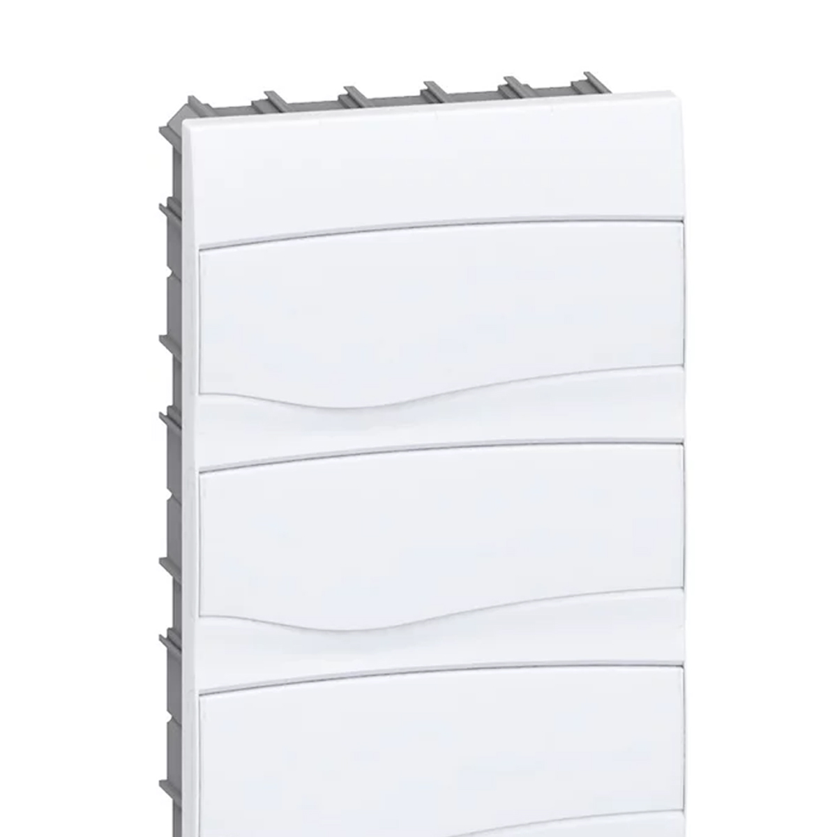 Centrinho Distribuição Embutir 36 Disjuntor Din Porta Opaca Sem Barramento Branco BR36B - Brum