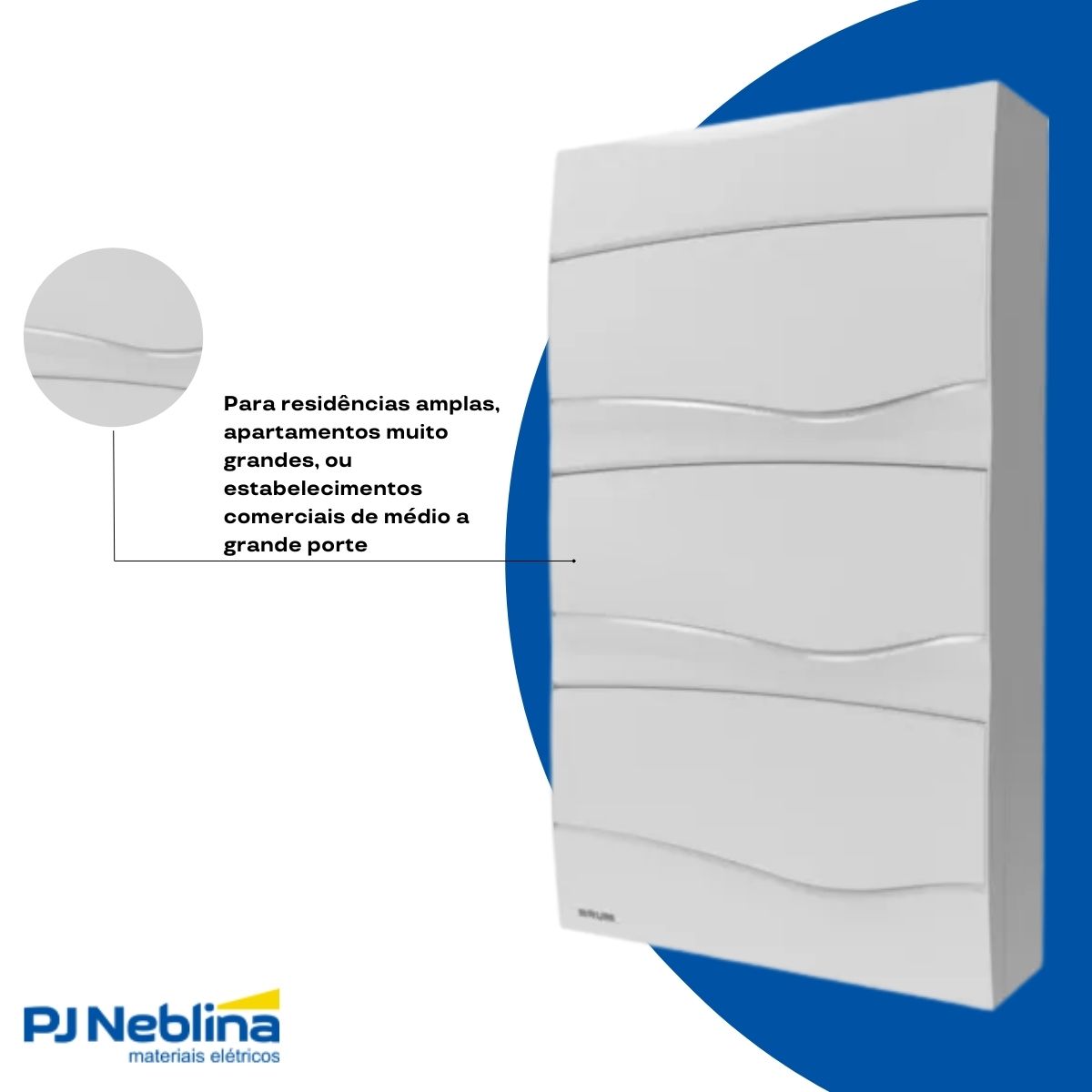 Centrinho Distribuição Sobrepor Para 36 Disjuntores Din Termoplástico Porta Opaca Sem Barramento Ip40 Branco Brum