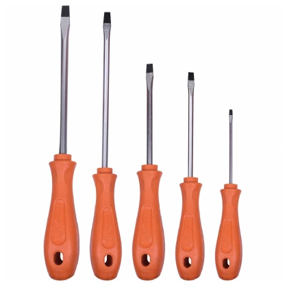 Jogo Chave Fenda Pta Chata 5 Unidades - Tramontina