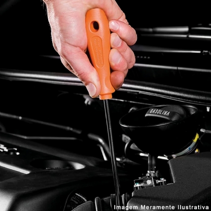 Jogo Chave Fenda Pta Chata 5 Unidades - Tramontina