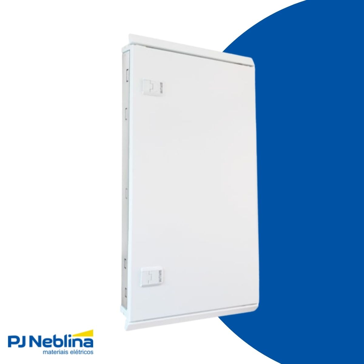 Quadro Distribuição Sobrepor Q25-24S 24 Disjuntores 150/250A Branco Vertical Brum
