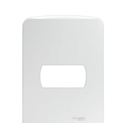 Placa Acabamento Horizontal 4X2 Miluz Bossa Branco Com Suporte - Schneider Electric