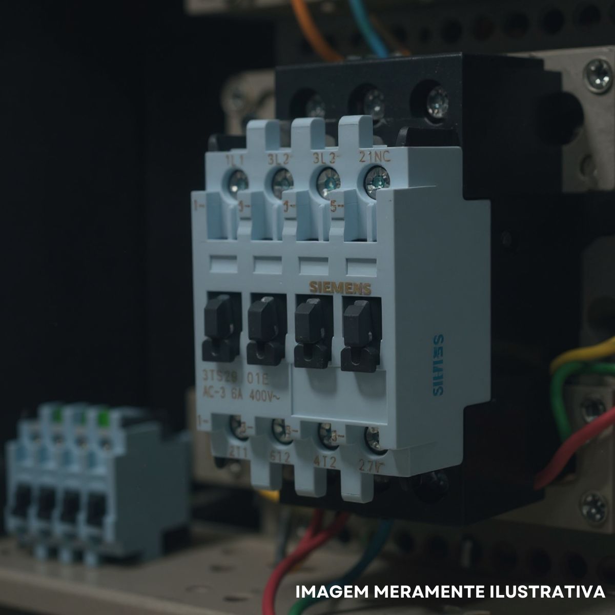 Contator Potência Tripolar 6A 24V 1Na 50/60Hz - Siemens
