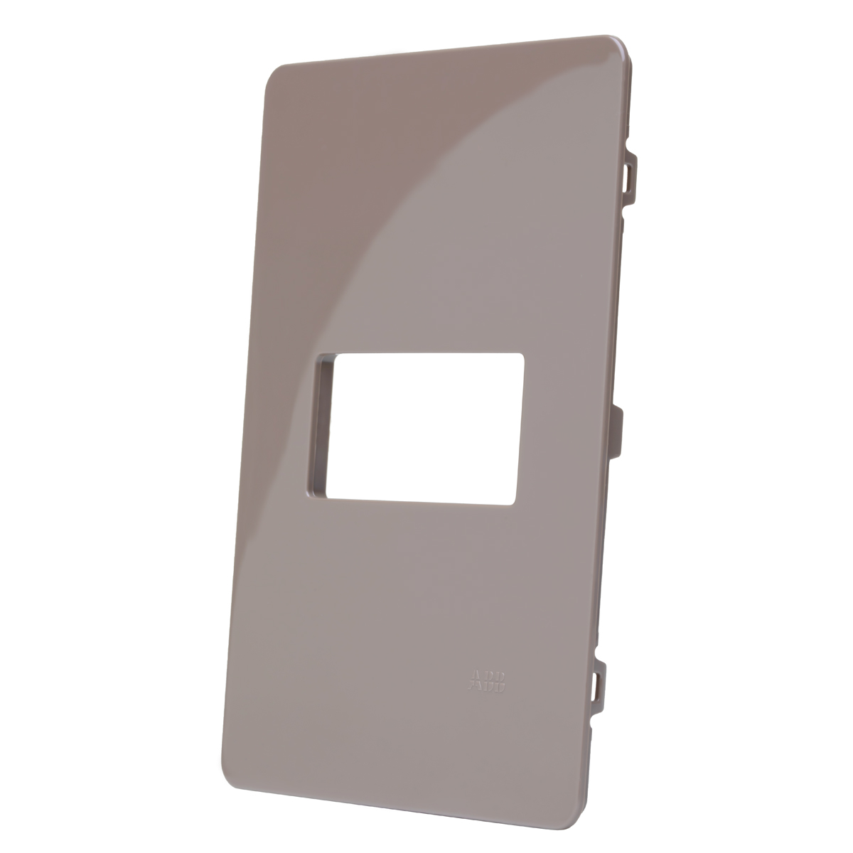 Placa Acabamento 4X2 1 Posto Horizontal Chocolate Unno Life N1371.1 CH - ABB