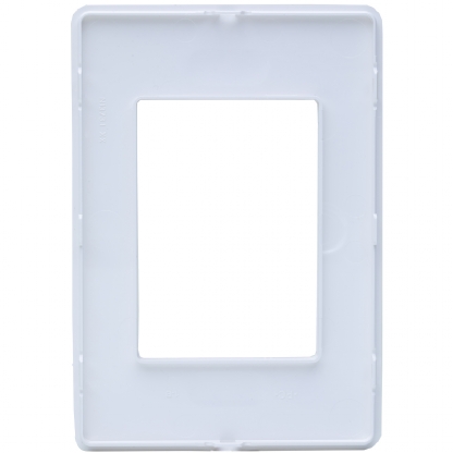 Placa Acabamento 3 Postos Horizontal 4X2 Unno Life Cream - ABB