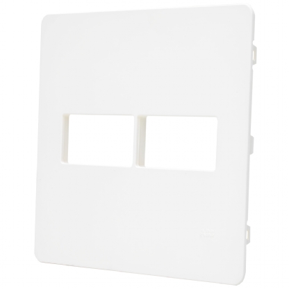 Placa Acabamento 2 Postos 4X4 Unno Life Creme - ABB