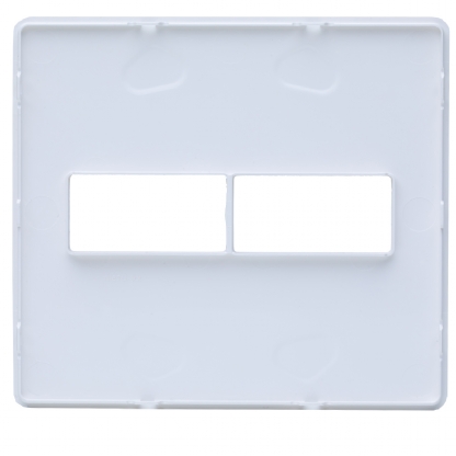 Placa Acabamento 2 Postos 4X4 Unno Life Creme - ABB