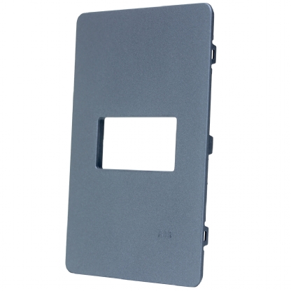 Placa Acabamento Horizontal 4X2 Unno Life Grafitte - ABB